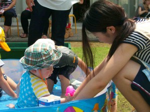 7月10日　水遊び